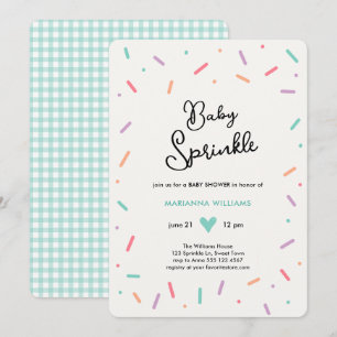 Invitación Baby Boy Sprinkle Baby Shower