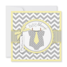 Baby Boy Tie Chevron Imprimir Baby Shower