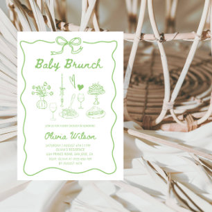 Invitación Baby Brunch Baby Shower