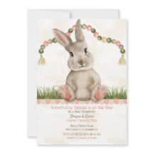 Baby Bunny Peach Ivory