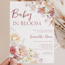 Baby en flor Baby Shower