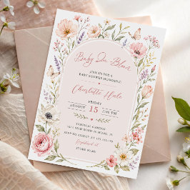 Invitación Baby En Flor Ducha De Bebé Floral