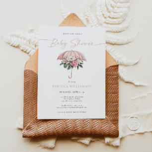 Invitación Baby Girl April Shower