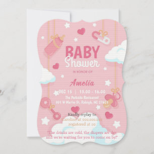 Invitación Baby Girl Shower