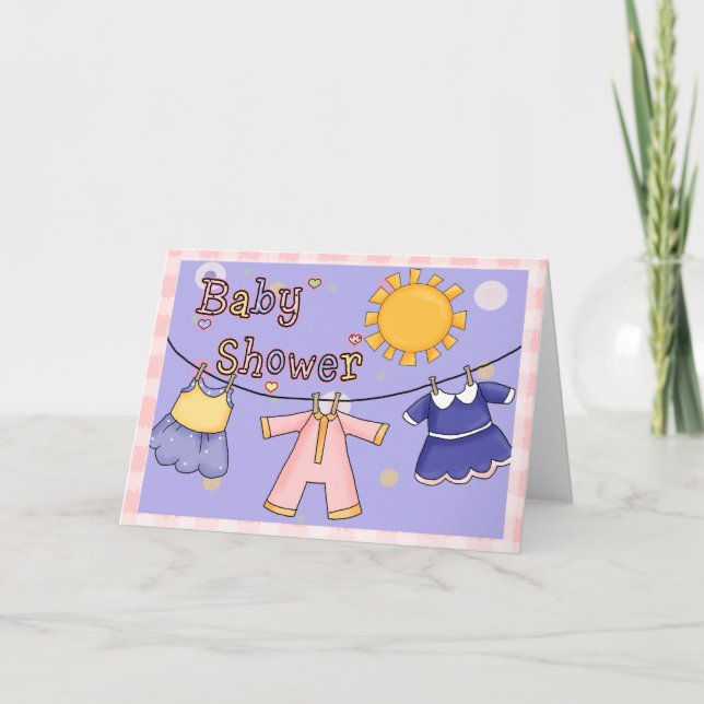 Invitación Baby Girl Shower (Anverso)