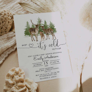 Invitación Baby It's Cold fuera de Invitati en Baby Shower