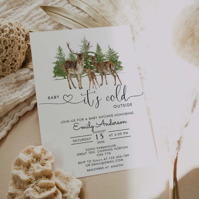 Invitación Baby It's Cold fuera de Invitati en Baby Shower (Subido por el creador)