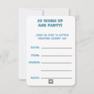 Invitación Baby It's Cold Outside! Party Supplies