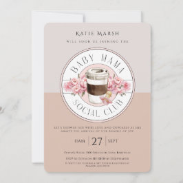 Invitación Baby Mama Social Club - Baby Shower