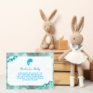 Invitación Baby Narwhal Books Para El Juego De Baby Shower