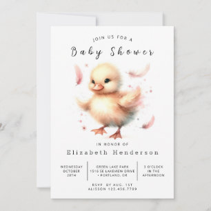 Invitación Baby Online Duck Baby Shower