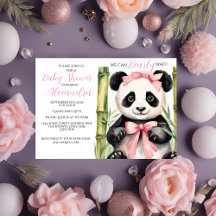 Baby Panda Bear Chica Bearly Wait Baby Shower