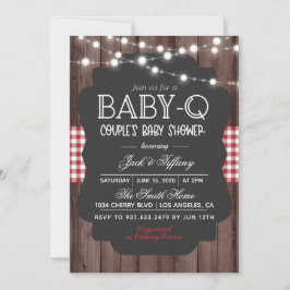 Invitación Baby-Q Barbecue Baby Shower