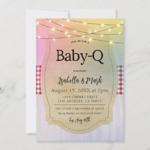 Invitación Baby-Q Barbecue Baby Shower
