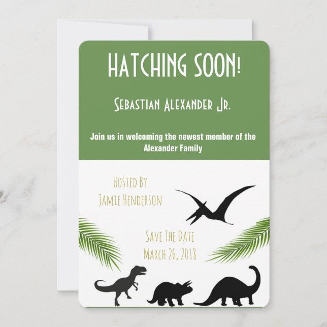 Invitación Baby Shower (Anverso)