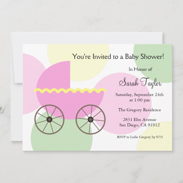 Invitación Baby Shower (Anverso)