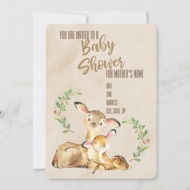 Invitación Baby Shower (Anverso)