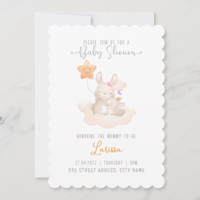 Invitación Baby Shower (Anverso)