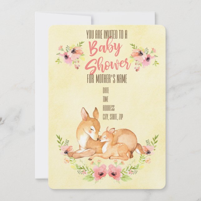 Invitación Baby Shower (Anverso)