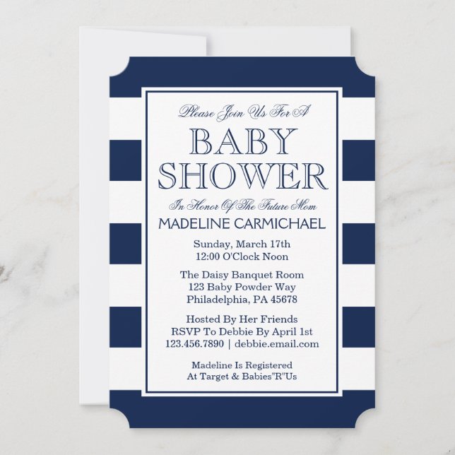 Invitación Baby Shower (Anverso)