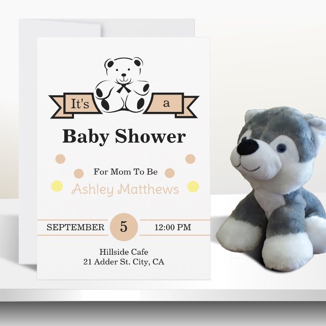Invitación Baby Shower (Subido por el creador)
