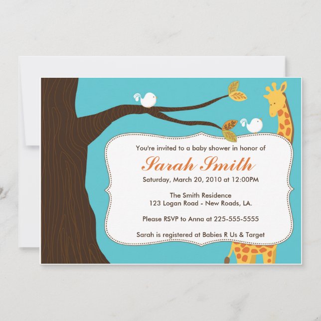 Invitación Baby Shower (Anverso)
