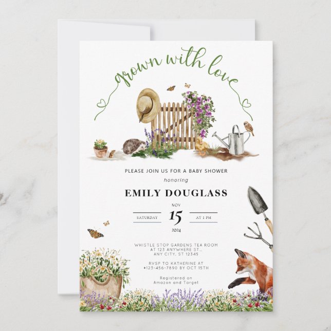 Invitación Baby Shower (Anverso)