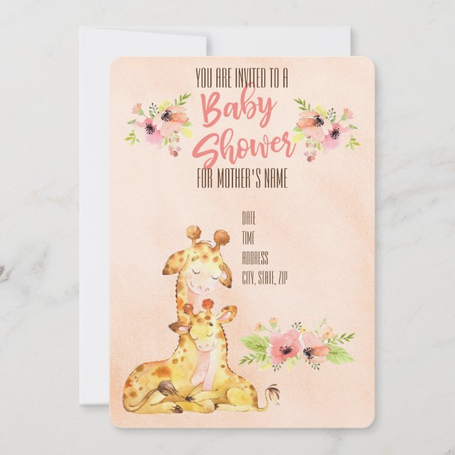 Invitación Baby Shower (Anverso)