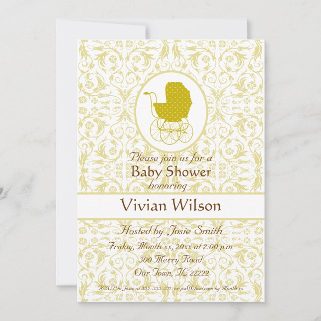 Invitación Baby Shower (Anverso)