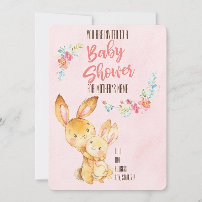 Invitación Baby Shower (Anverso)