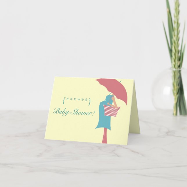 Invitación ¡Baby Shower! (Anverso)