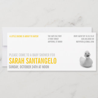Invitación Baby Shower a Clean Lemon Kitsch