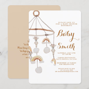 Invitación Baby Shower a enfermería neutral de sex