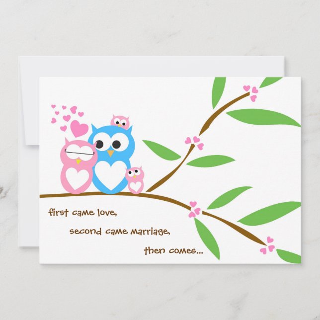 Invitación Baby Shower a la bebé gemela (Anverso)