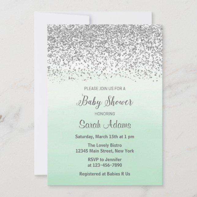 Invitación Baby Shower a la Casa de la Moneda y a  (Anverso)