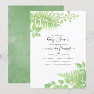 Invitación Baby Shower a la energía de color de ag