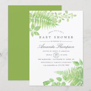 Invitación Baby Shower a la energía de color de ag