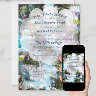 Invitación Baby Shower a la fantasía