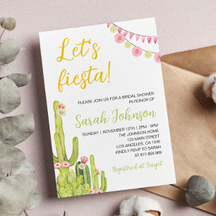 Invitación Baby Shower a la Fiesta Mexicana