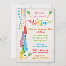 Invitación Baby Shower a la Fiesta Mexicana de Art