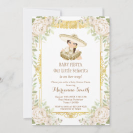 Invitación Baby Shower a la Fiesta Mexicana de Ros
