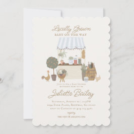 Invitación Baby Shower a la granja de agricultores