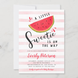Invitación Baby Shower a la sandía