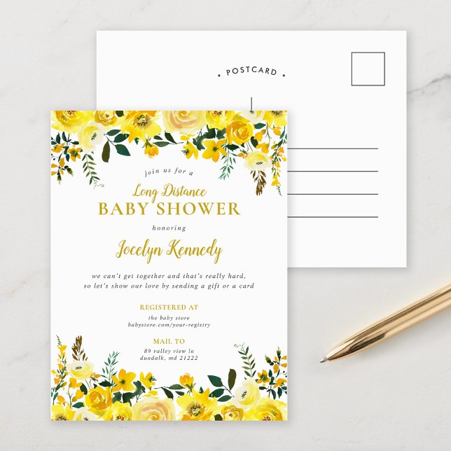 Invitación Baby Shower a larga distancia de Sunny  (Subido por el creador)