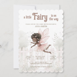 Invitación Baby Shower "A Little Fairy is on the Way"