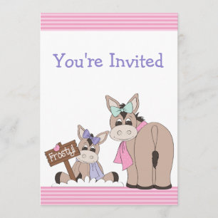 Invitación Baby Shower a los Chicas de Winter Donk