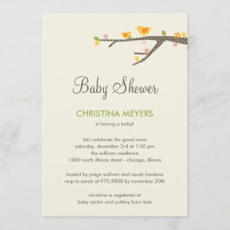 Invitación Baby Shower a los dulces