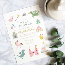 Invitación Baby Shower a Princess Dragon de Fairyt