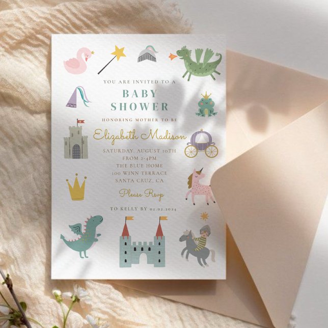 Invitación Baby Shower a Princess Dragon de Fairyt (Subido por el creador)