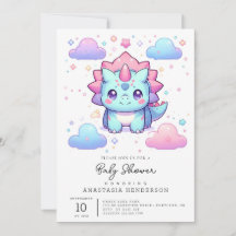Baby Shower Adorable Adorable Dinosaur